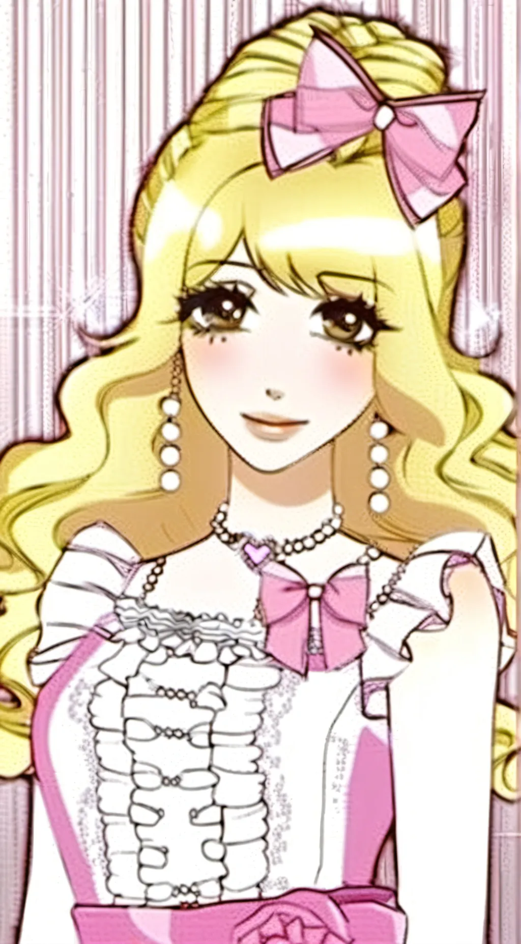 ai character: Harurin{Gl, gyaru} background