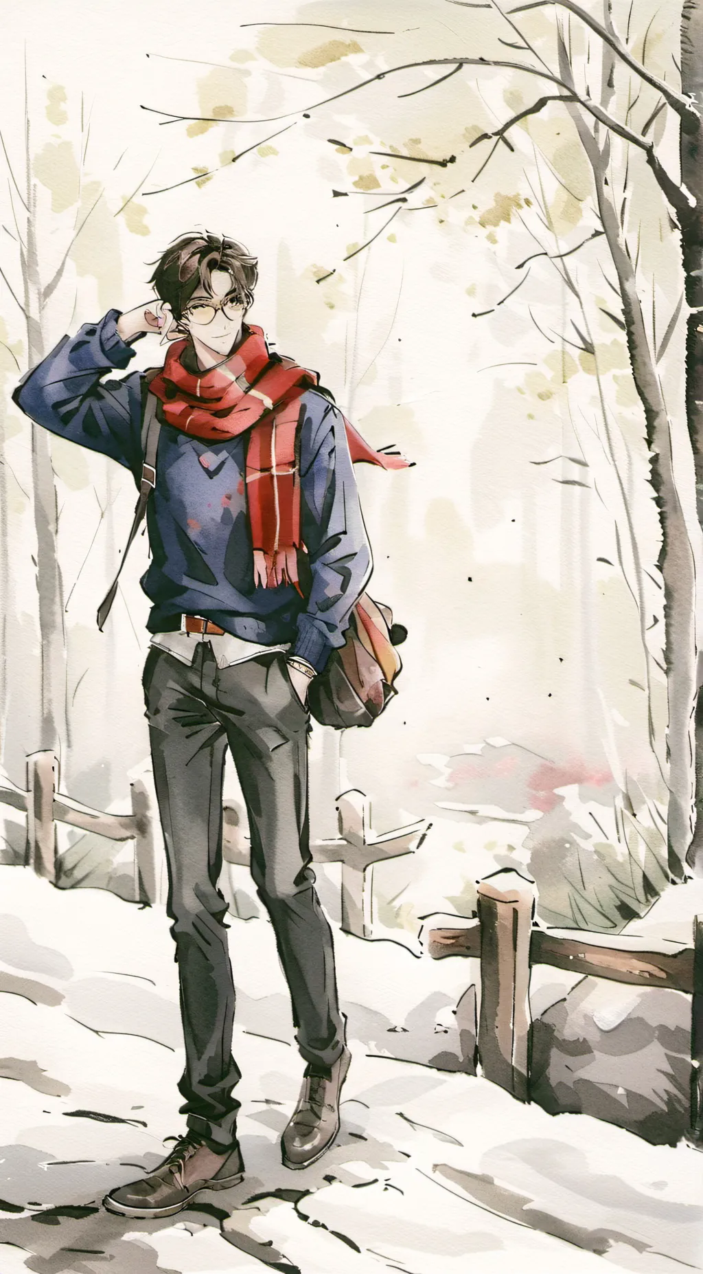ai character: Caleb background