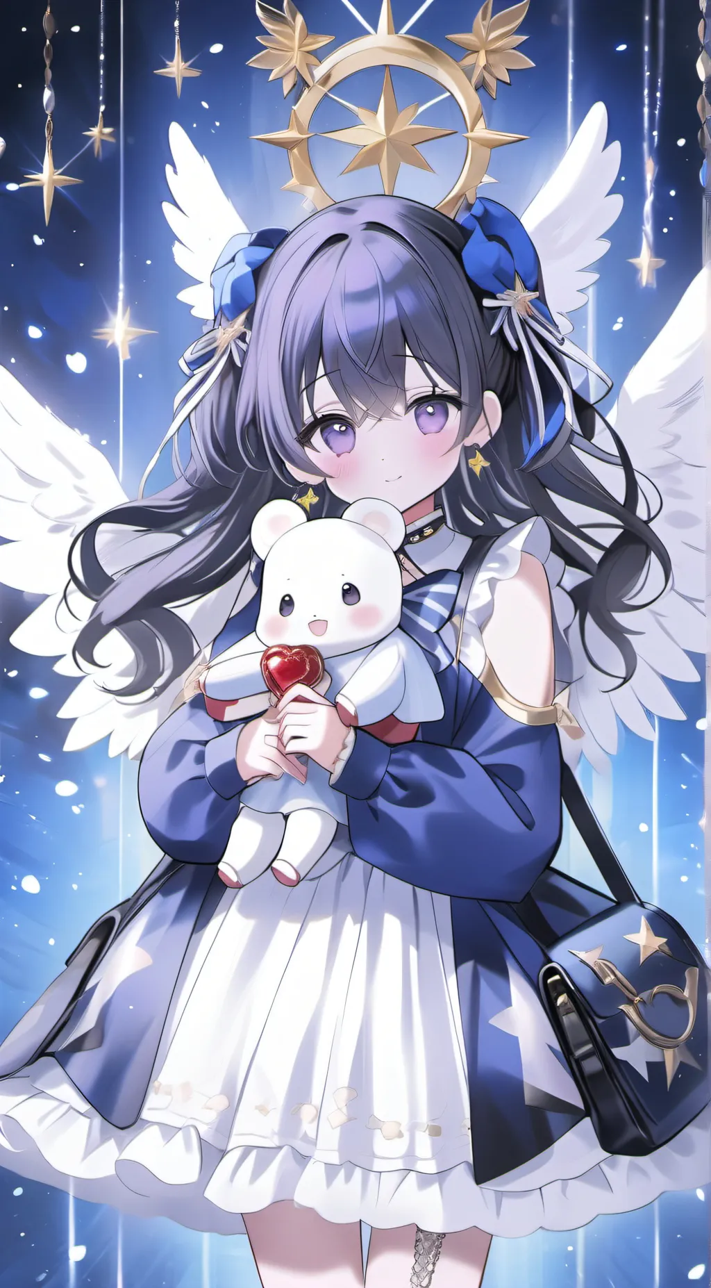 ai character: Angelina  background