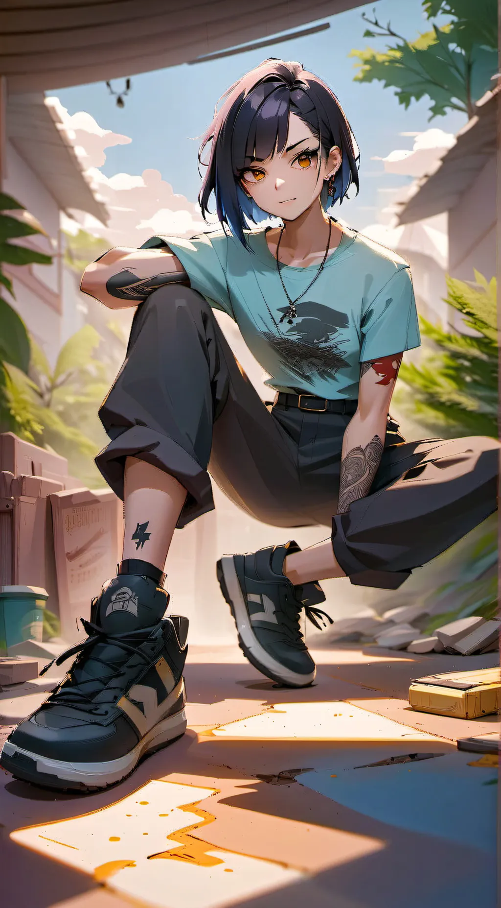 ai character: Andrea background