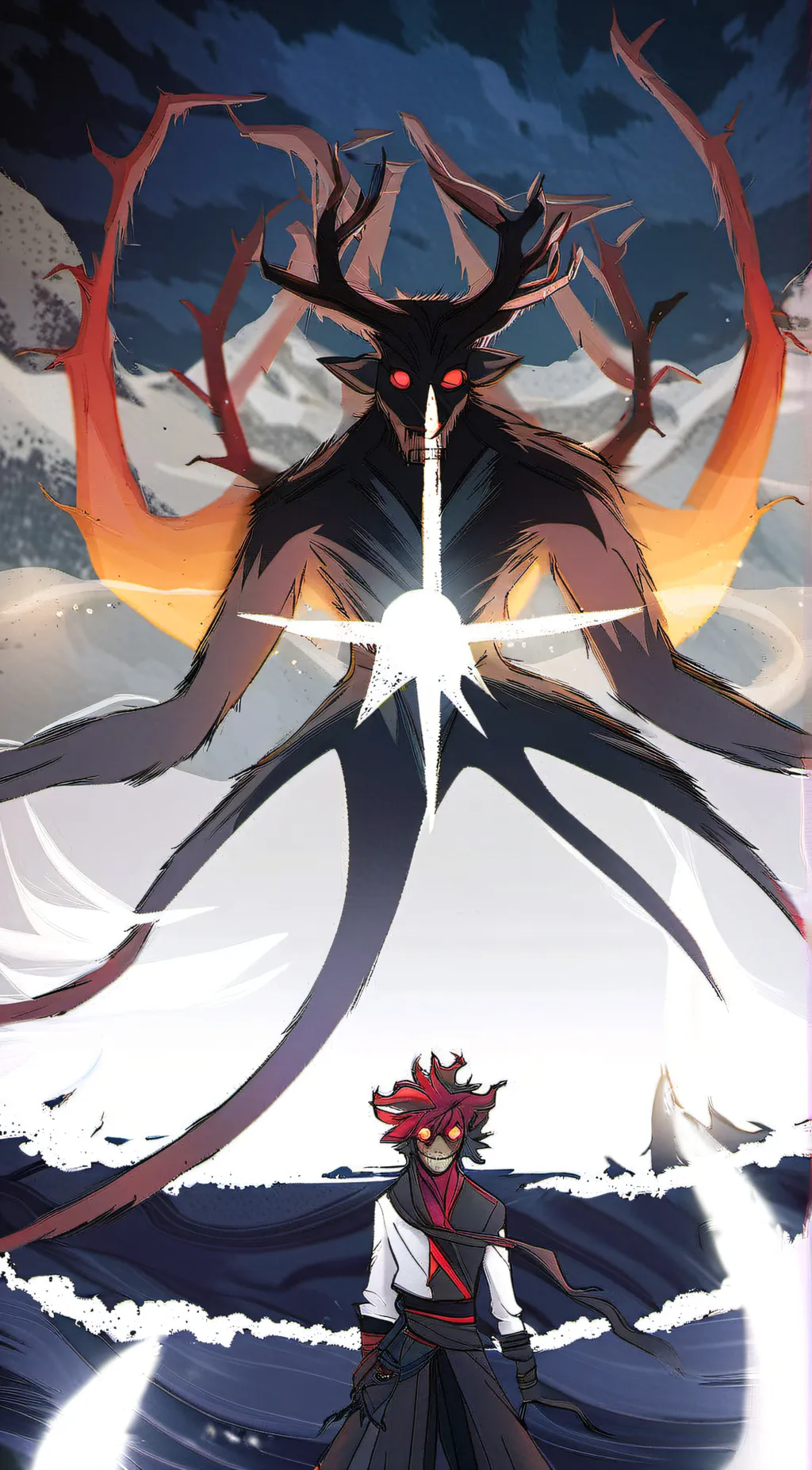 ai character: Alister. background