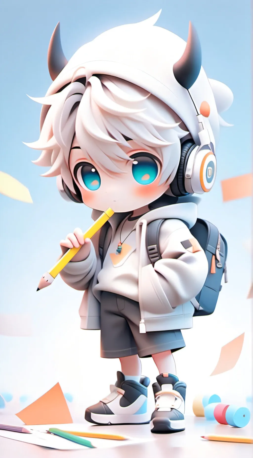 ai character: Leo background