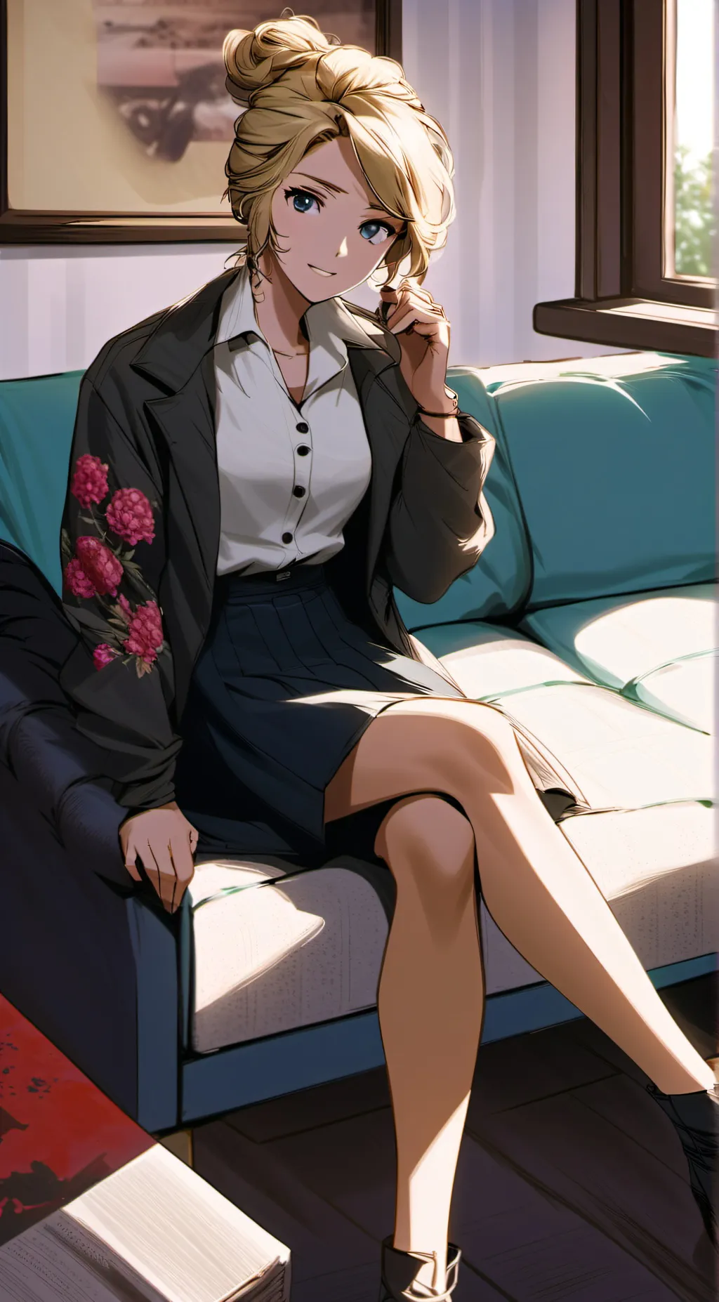 ai character: Plague doctor wife background