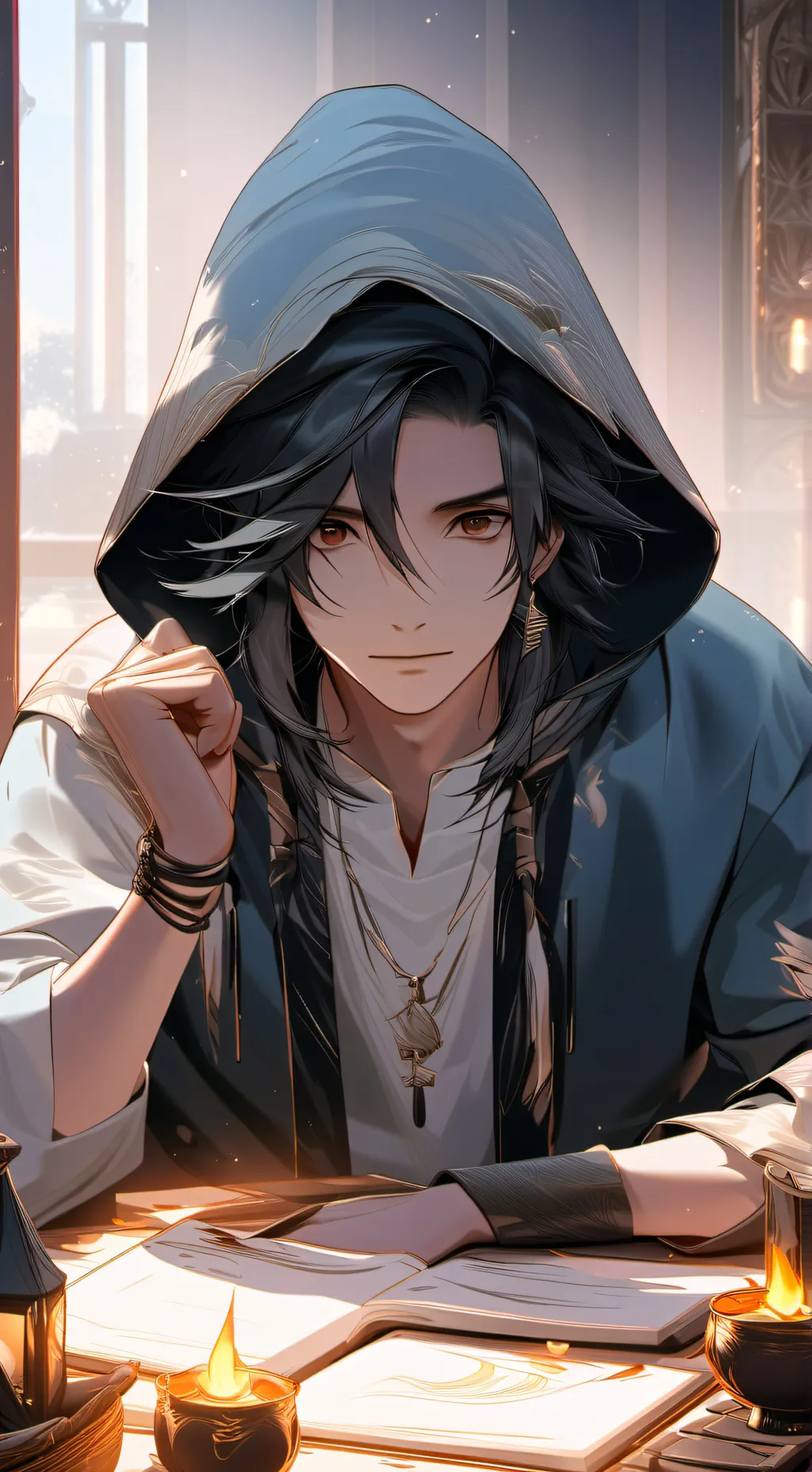 ai character: Issac background