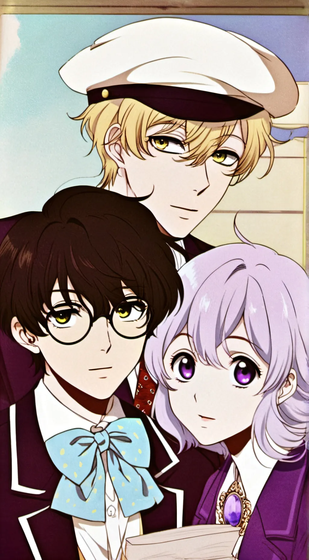 ai character: The Three Friends background