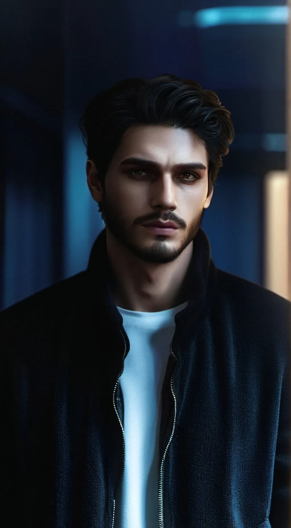 ai character: Mark background