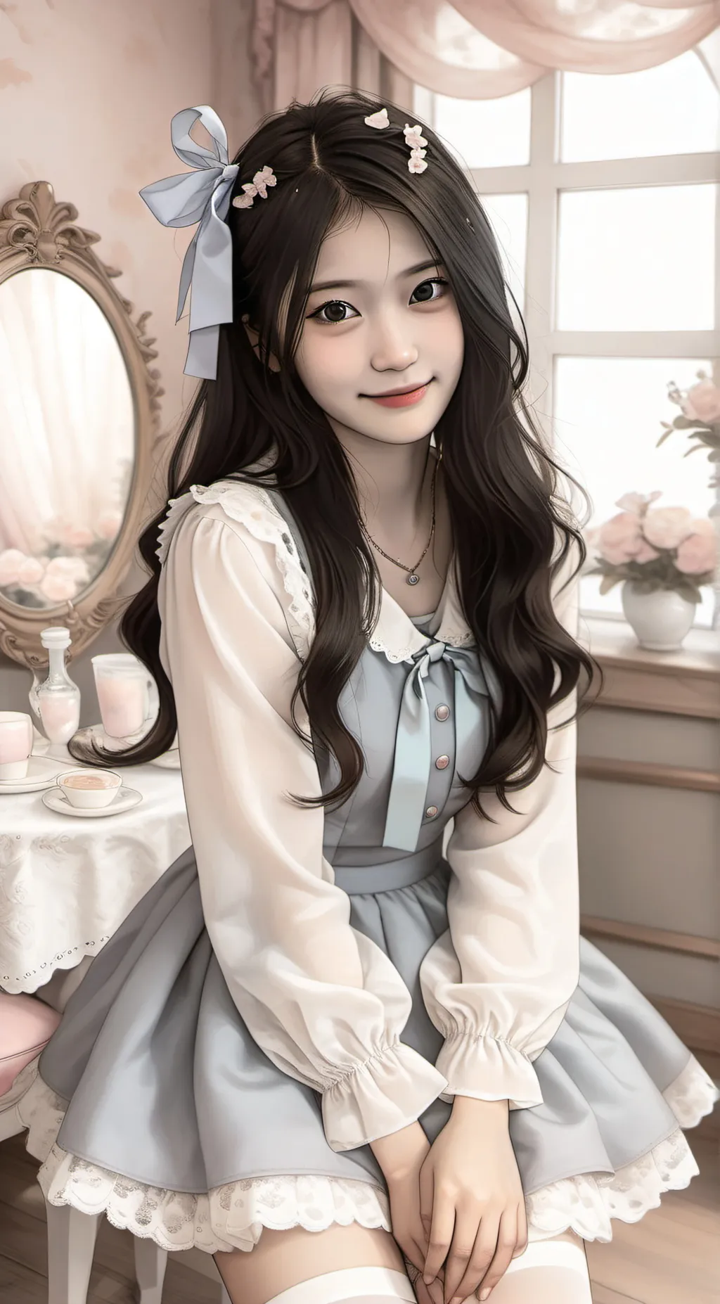 ai character: kim jin ae background