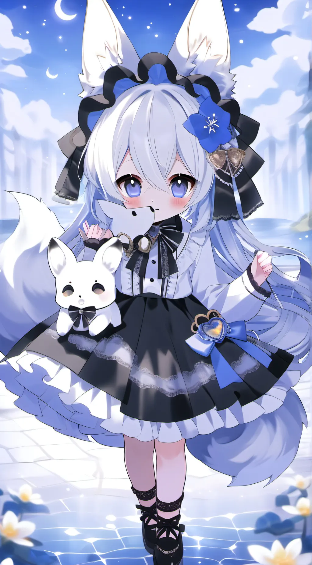 ai character: Foxy background
