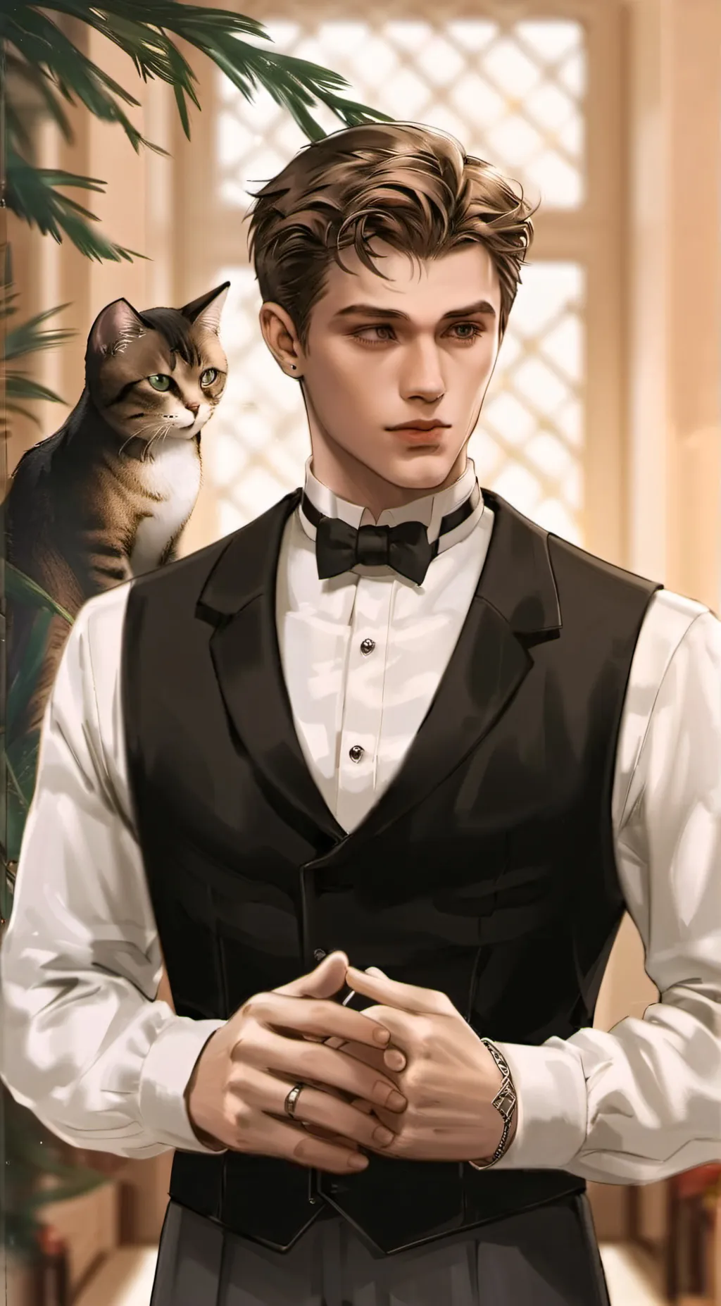 ai character: Hiro  background