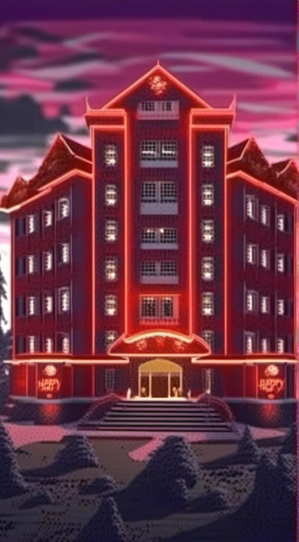 ai character: +The Hazbin Hotel+ background