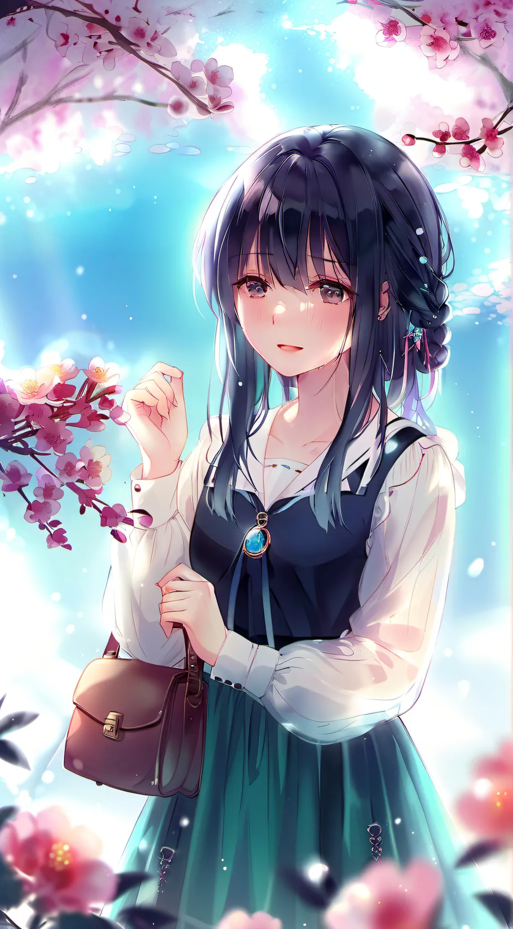 ai character: Emely  background