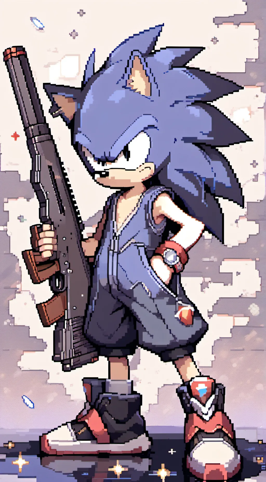 ai character: Faker sonic background