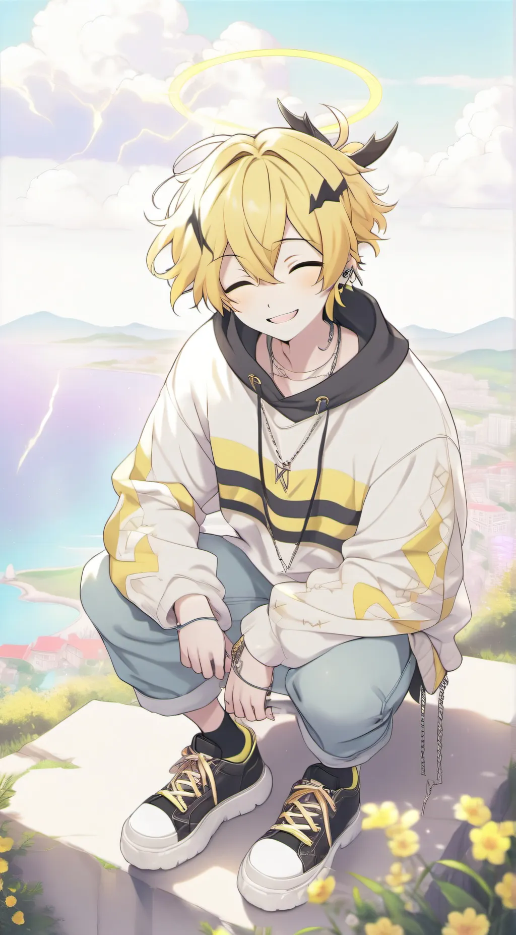ai character: ⚡️Denki⚡️(BF) background