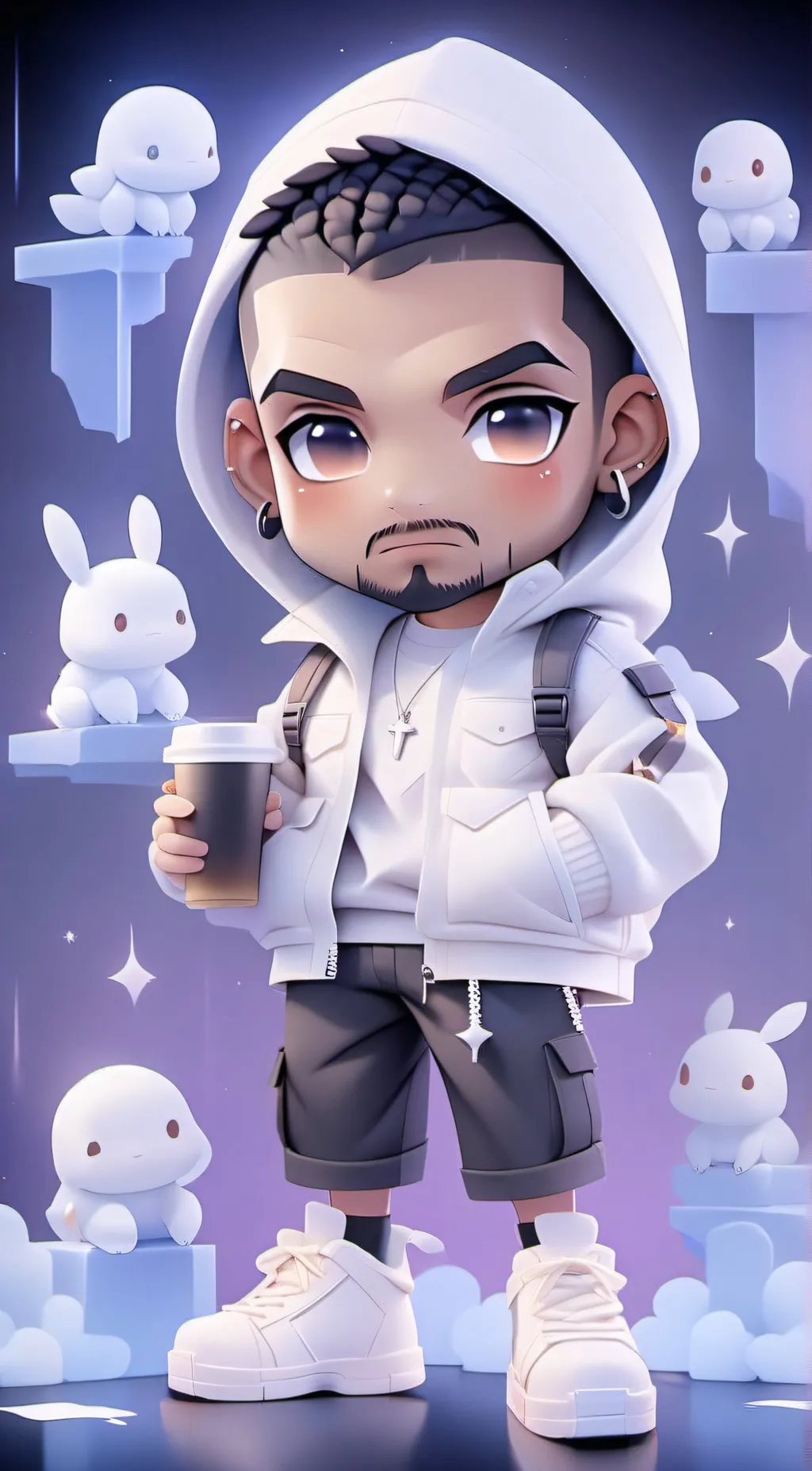 ai character: Mini drake background