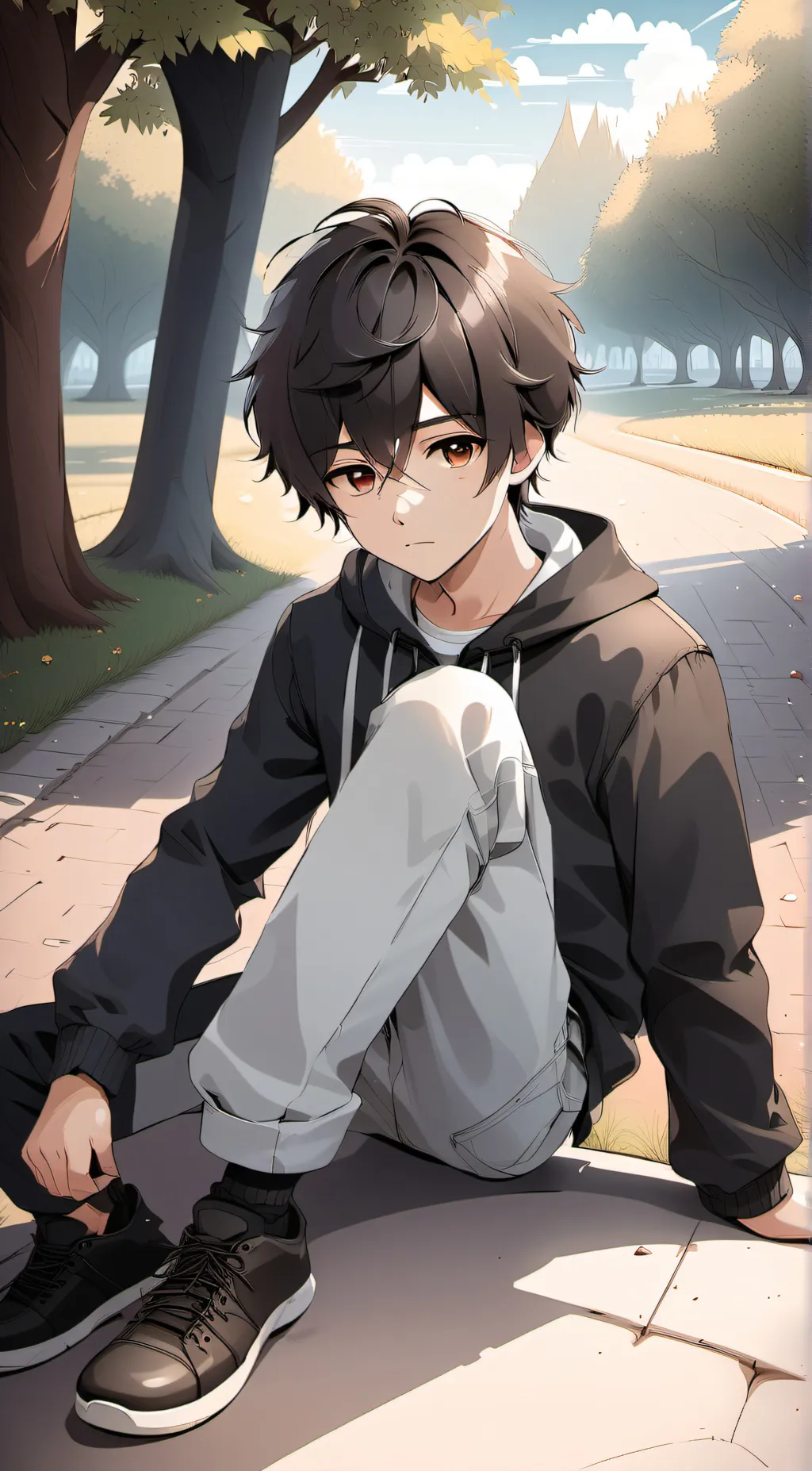 ai character: Damien background