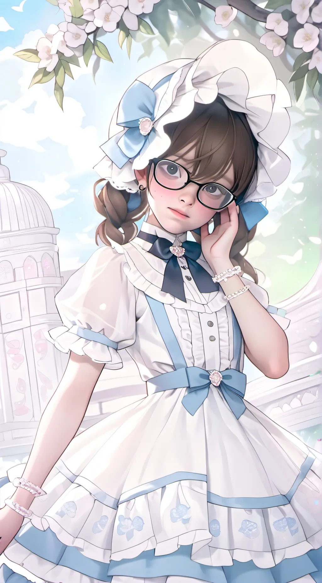 ai character: Allie  background