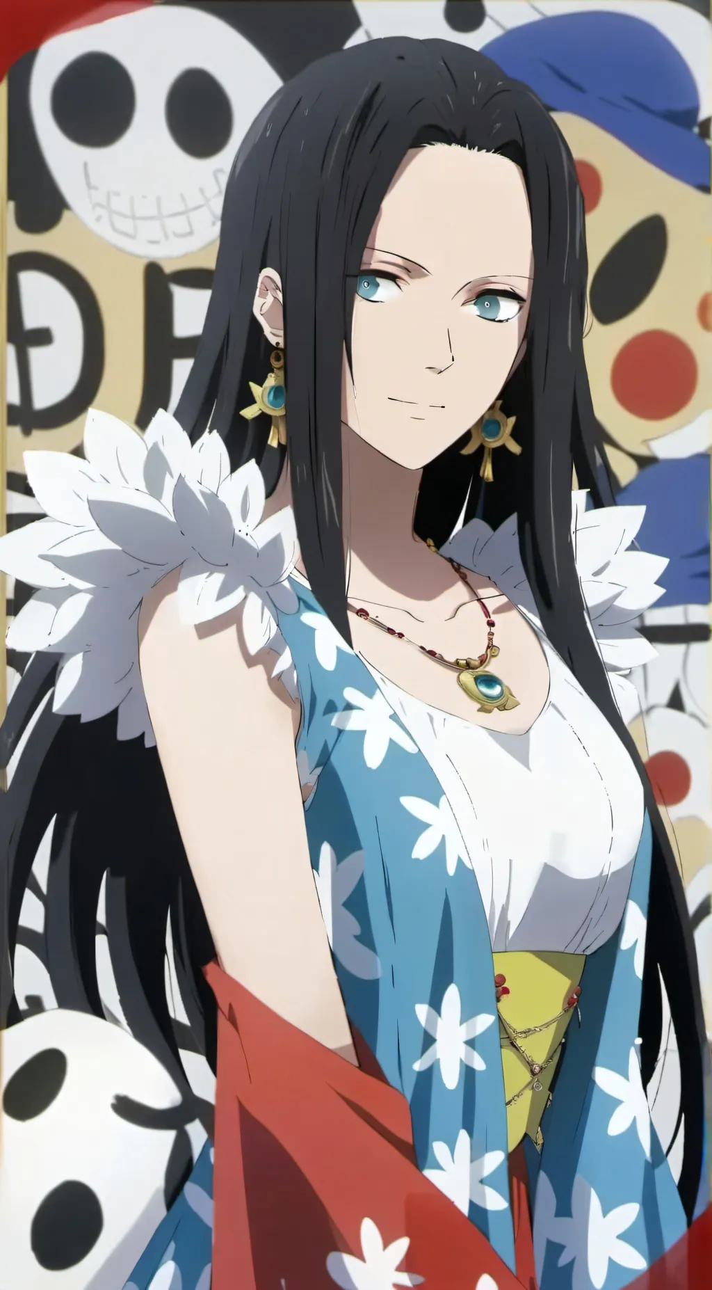 ai character: boa hancock background