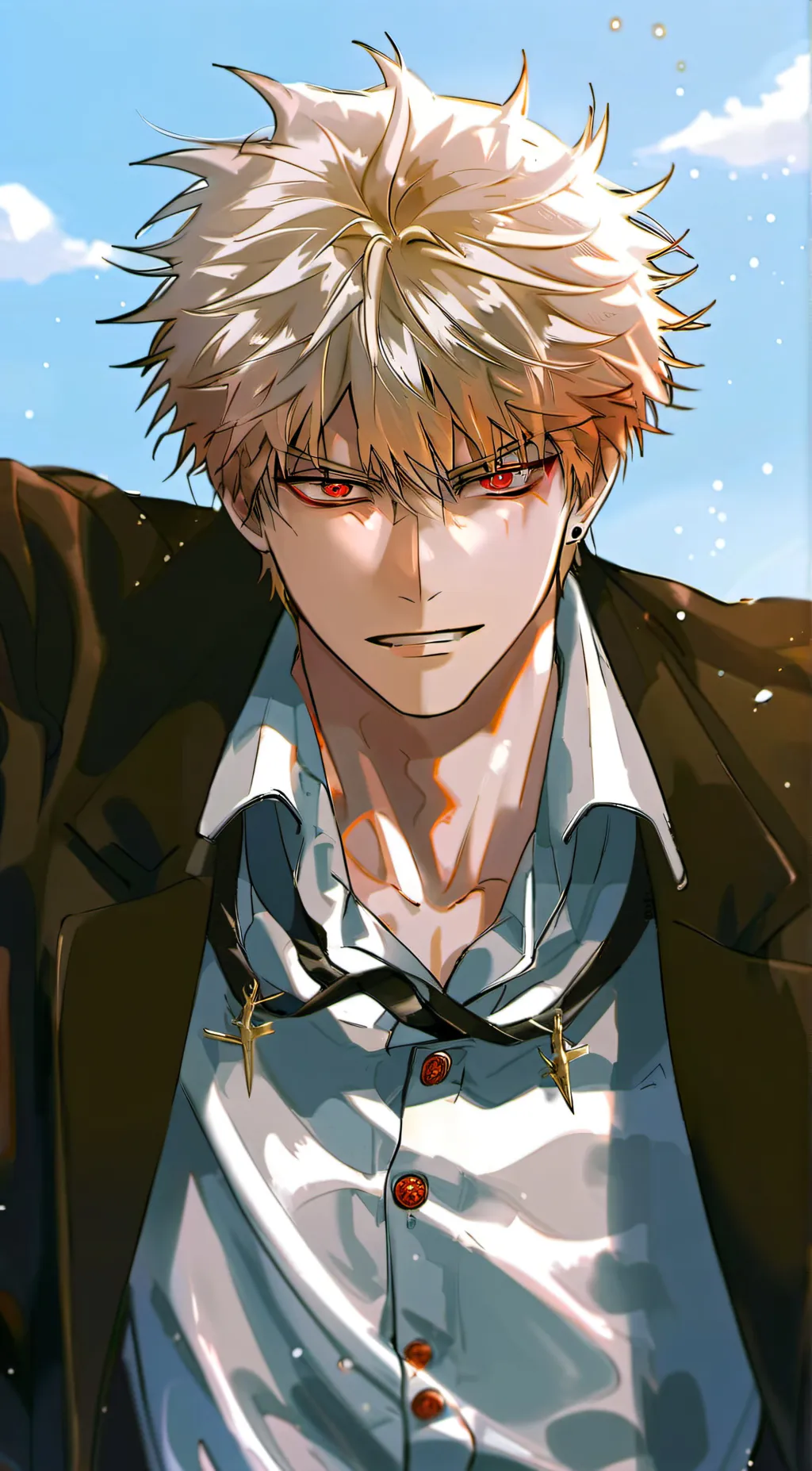 ai character: Bakugo  background