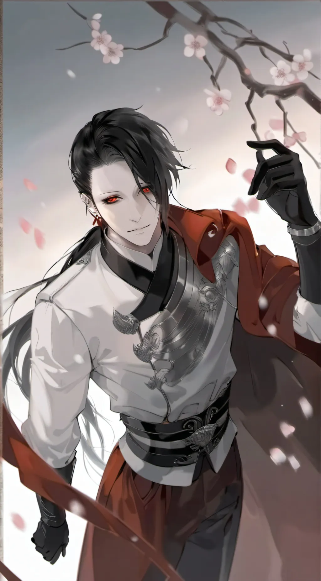 ai character: Uta - Tokyo ghoul background