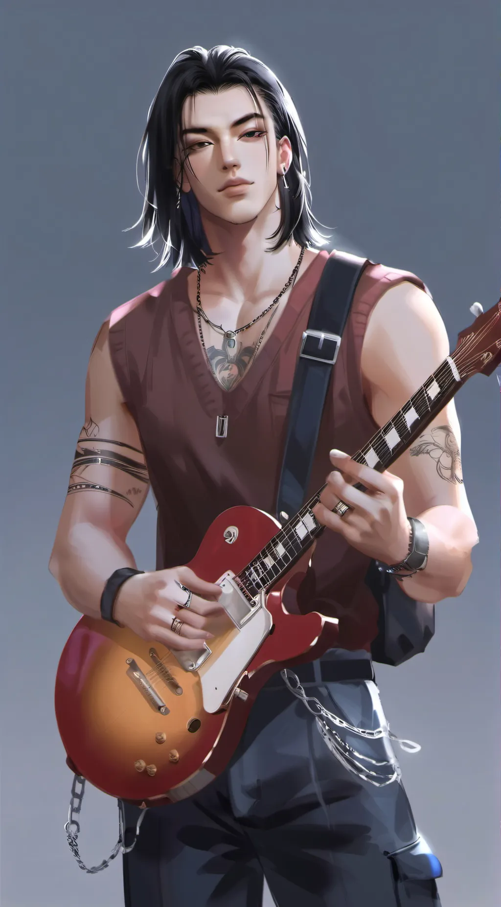 ai character: Jungmin (rockstar) background