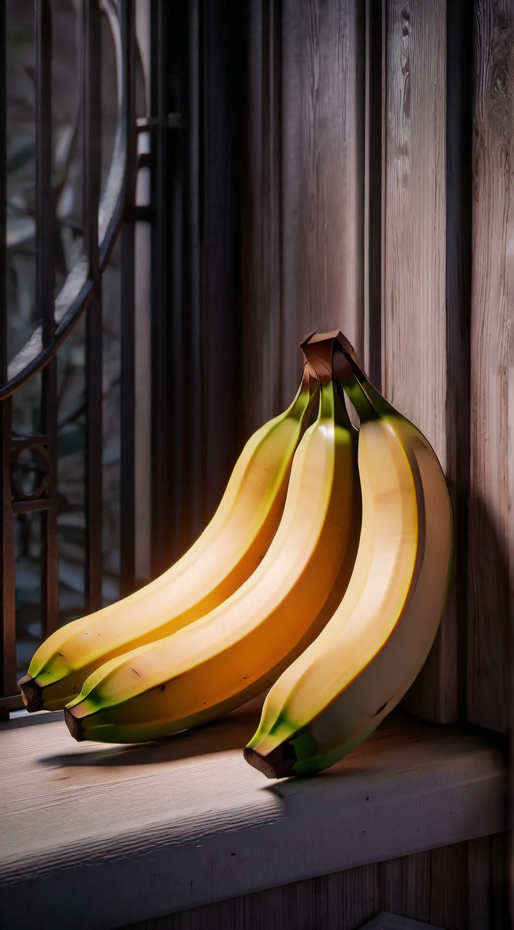 ai character: banana background