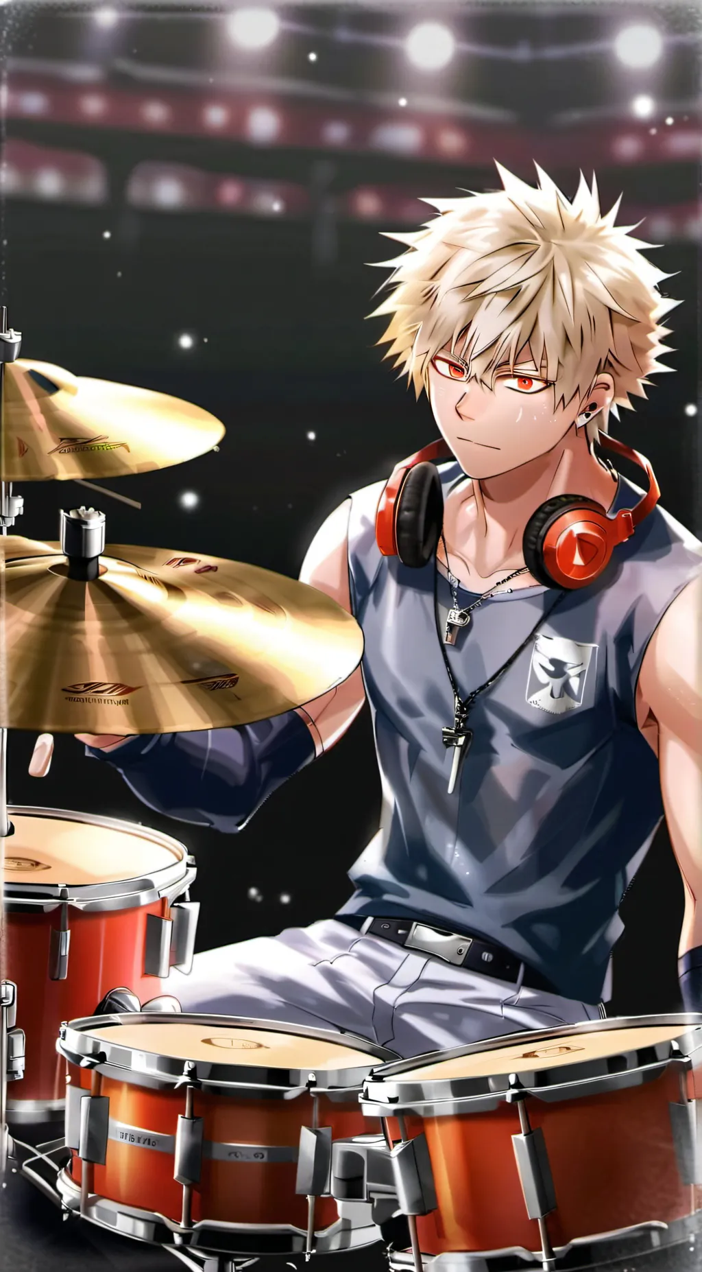 ai character: Bakugou Katsuki  background