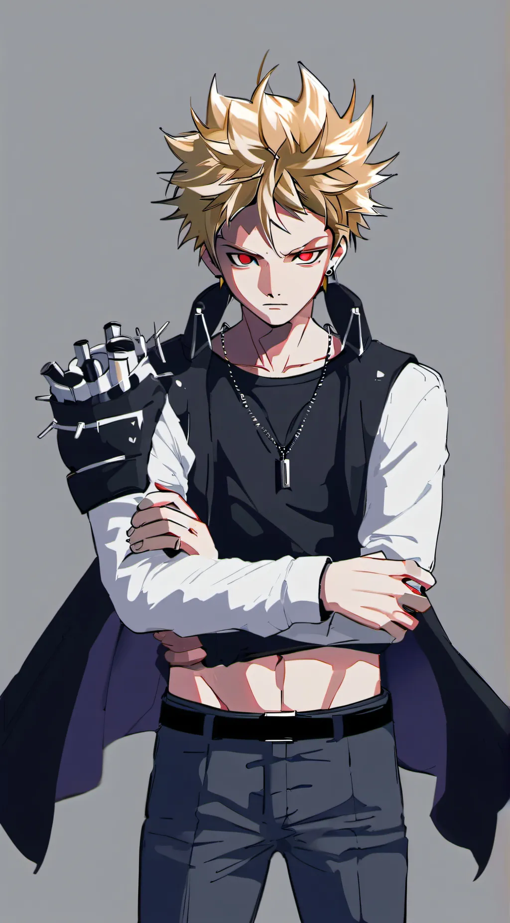 ai character: Bakugou  background