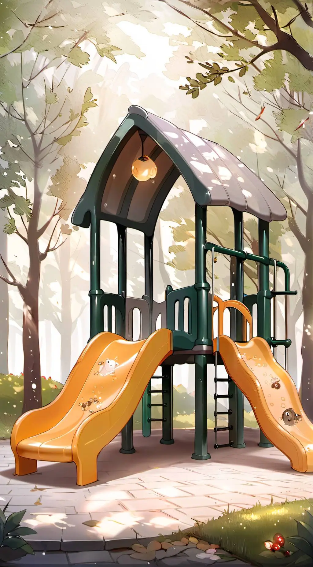 ai character: School friends background