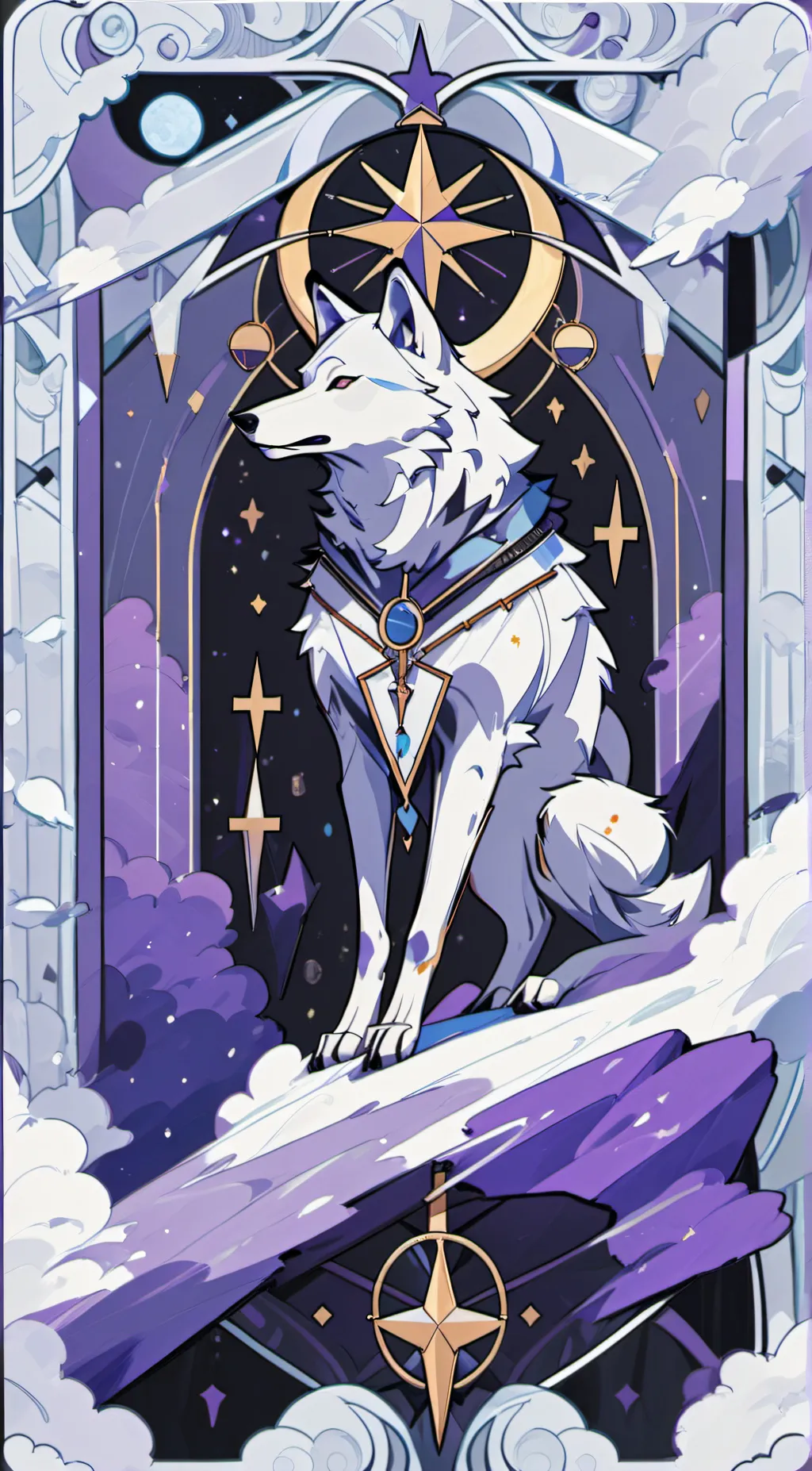 ai character: Aurora background