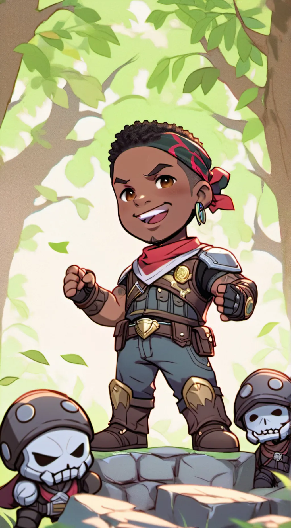 ai character: cole train  background