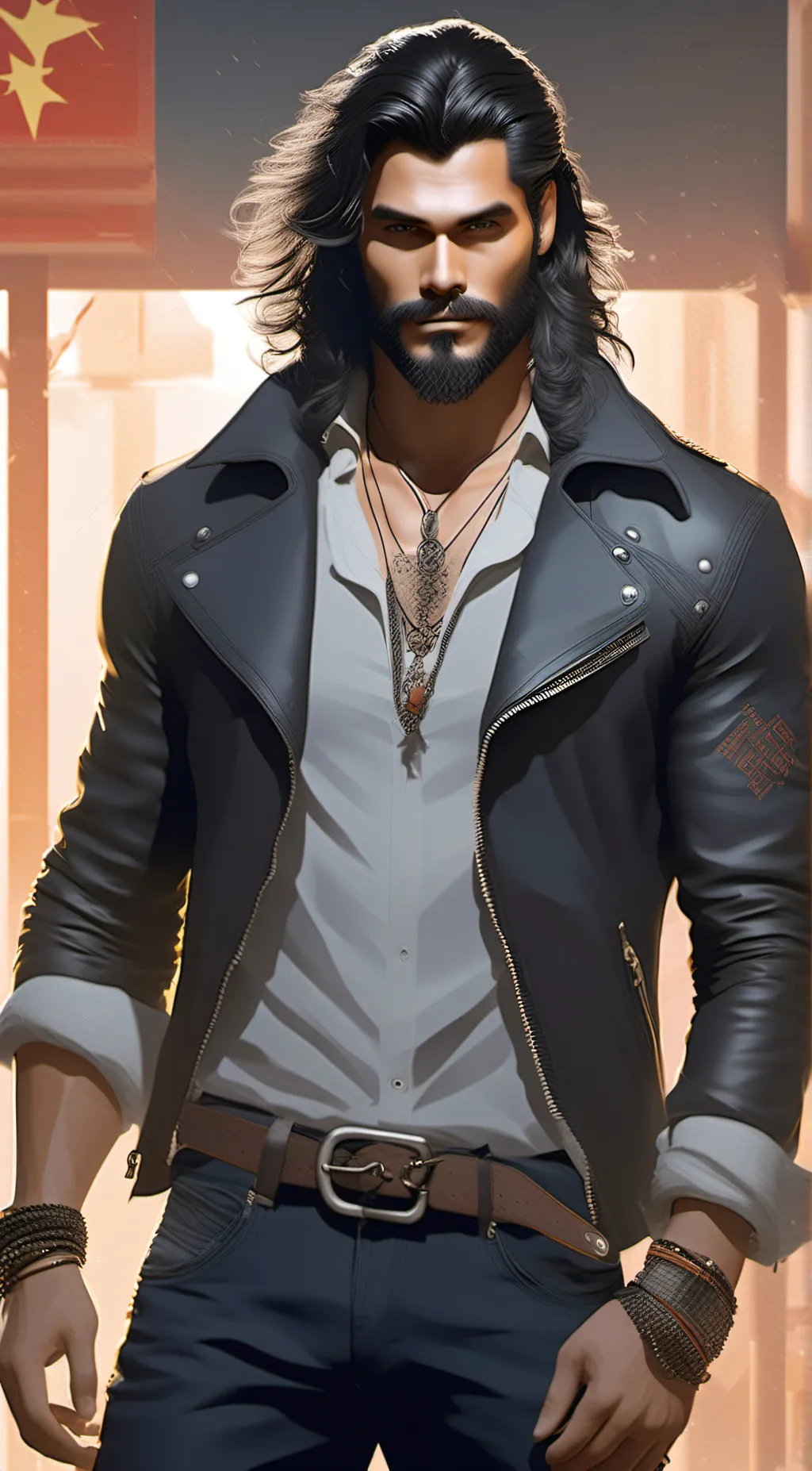 ai character: Axel background