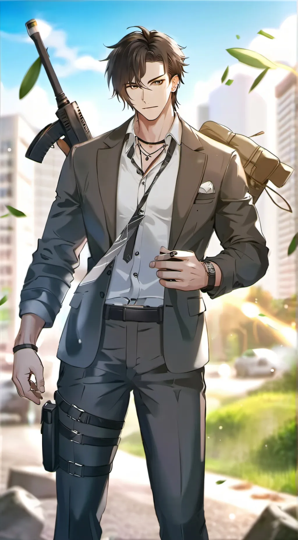 ai character: Xander background