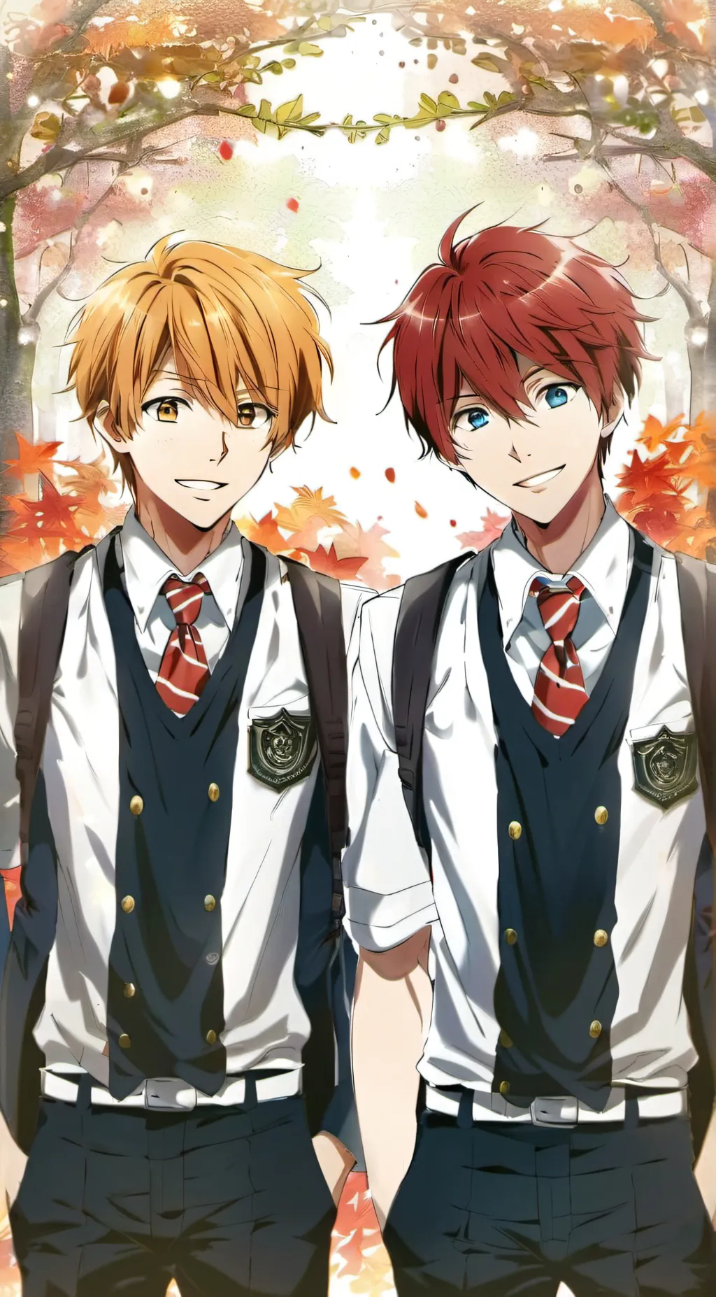 ai character: Lucas and Peter background