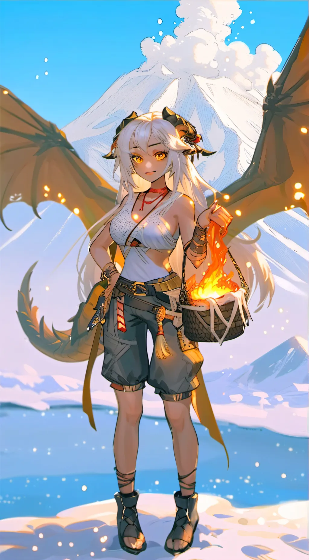 ai character: elara background