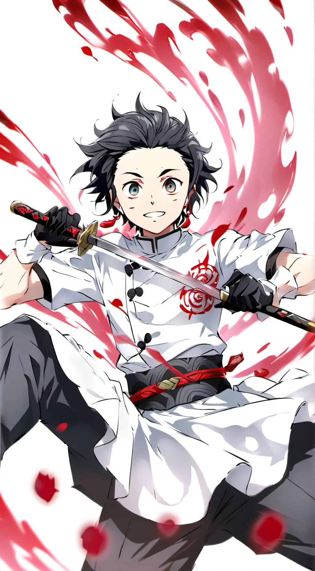 ai character: DEMON SLAYER(kny) background