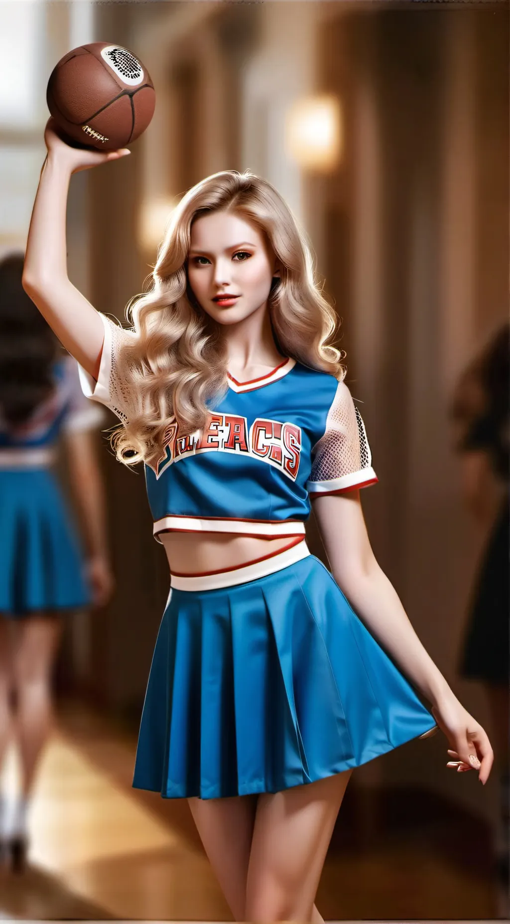 ai character: cheerleader Sammy background