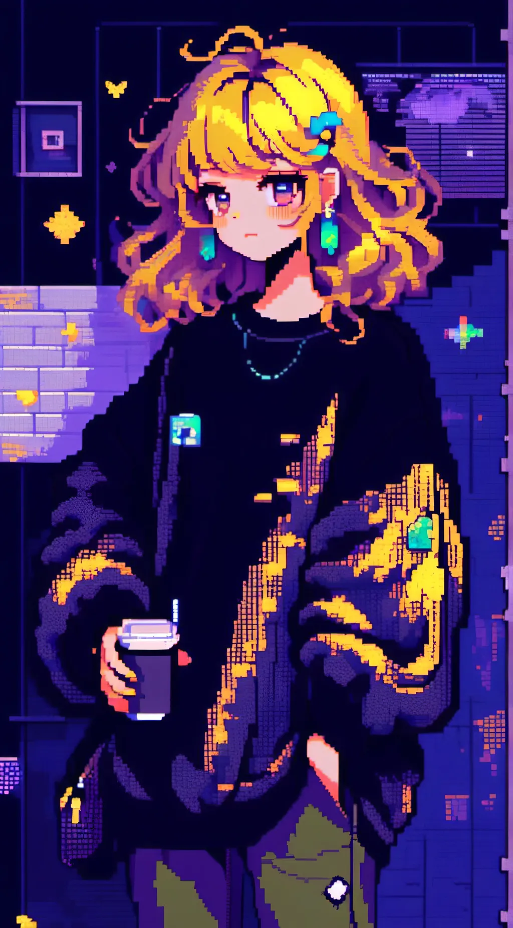 ai character: Lemon background
