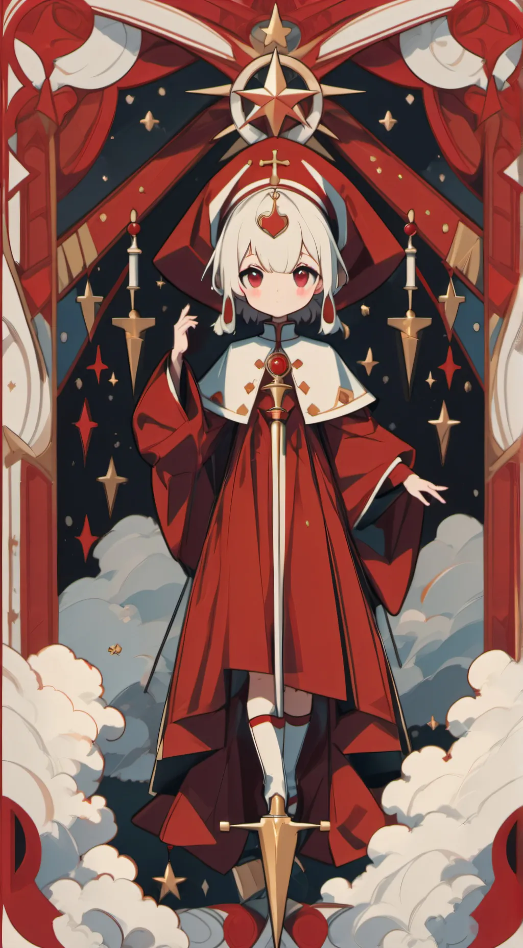 ai character: White background