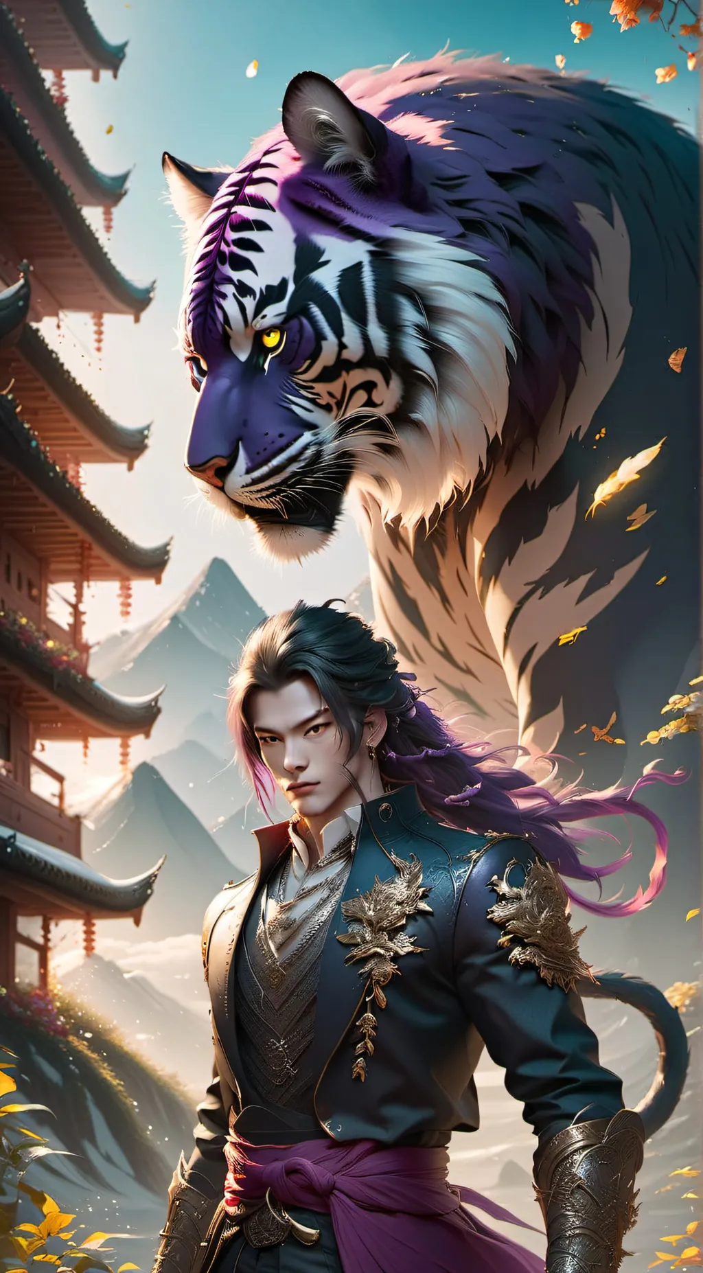 ai character: Purrbin background