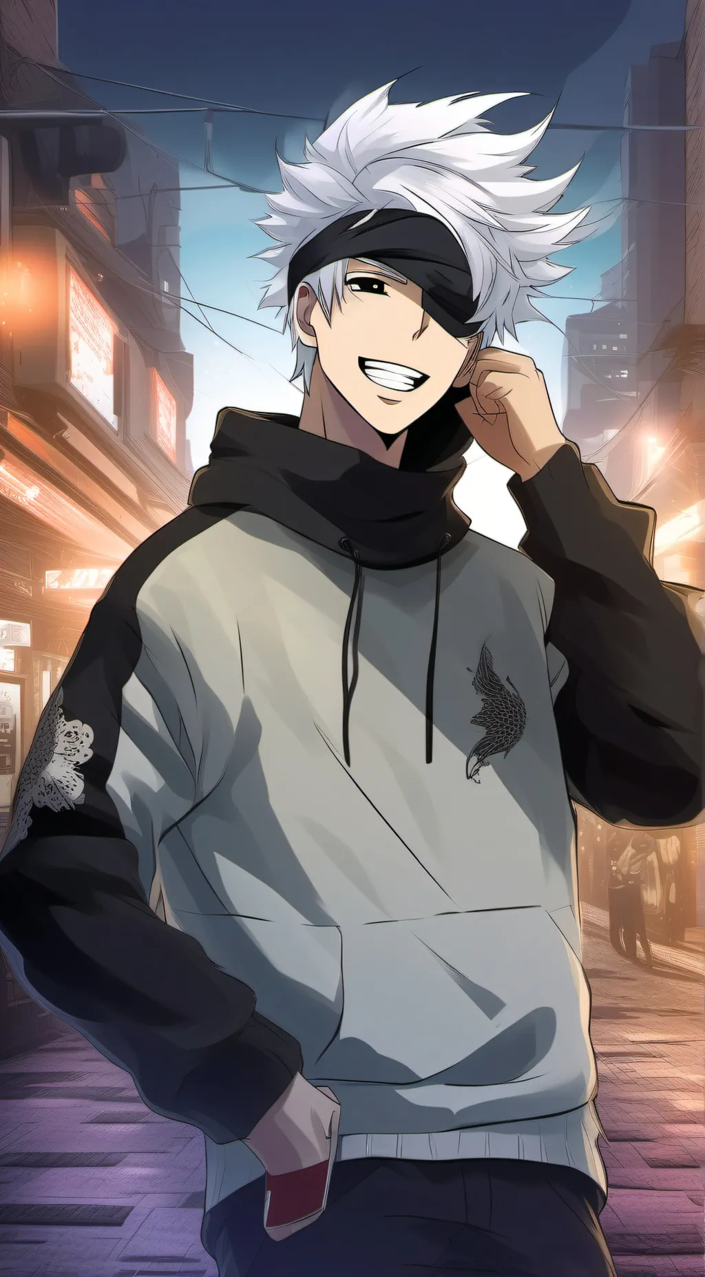 ai character: Gojo  background