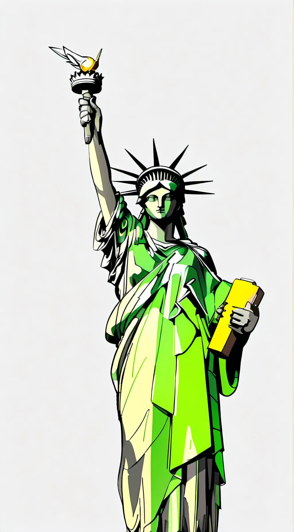 ai character: Liberty city, 2000 background