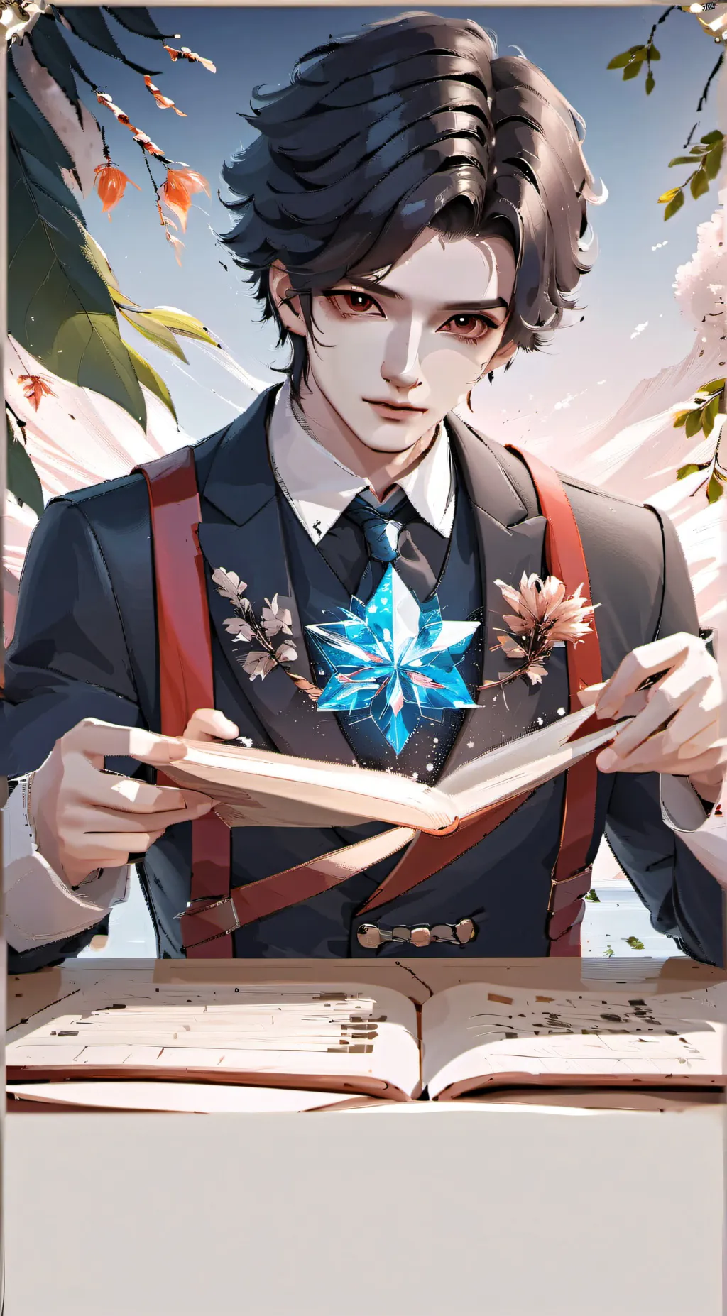 ai character: Moritz  background