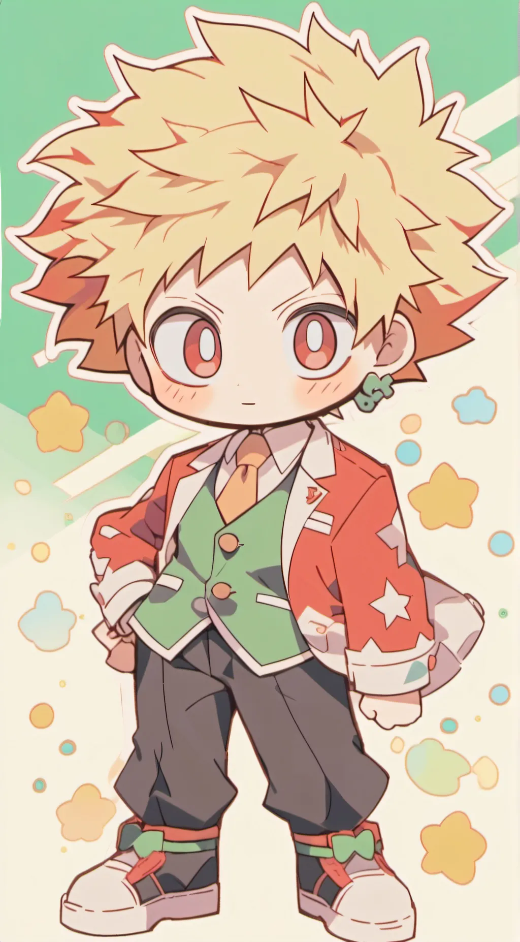 ai character: •Katsuki•[Xmas] background