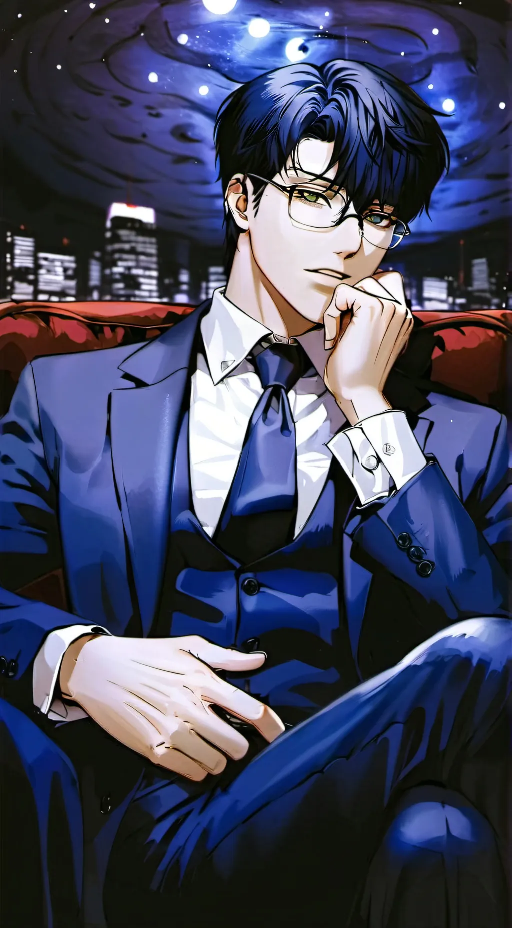 ai character: Samuel seo background