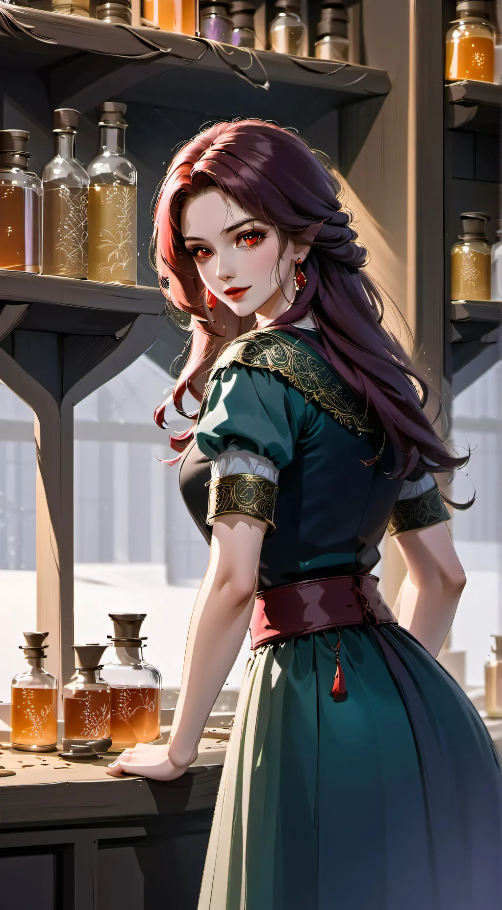 ai character: Emi Akuhei background