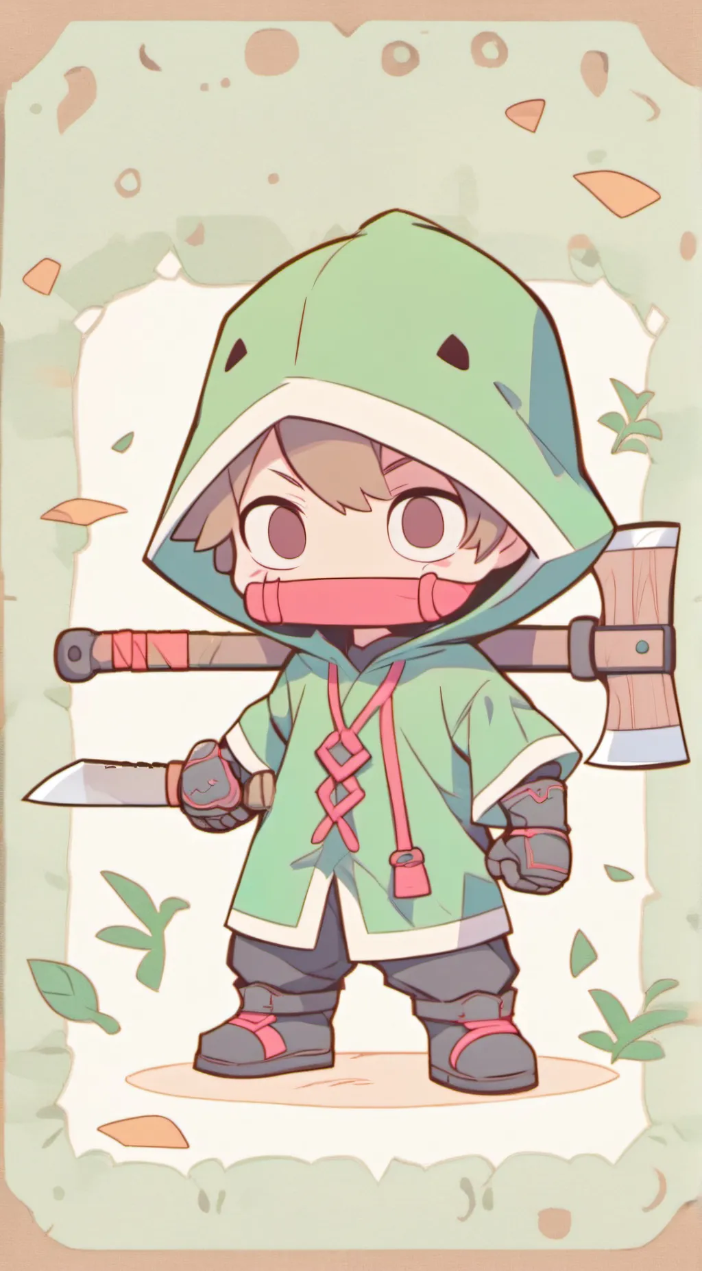 ai character: Dream smp background