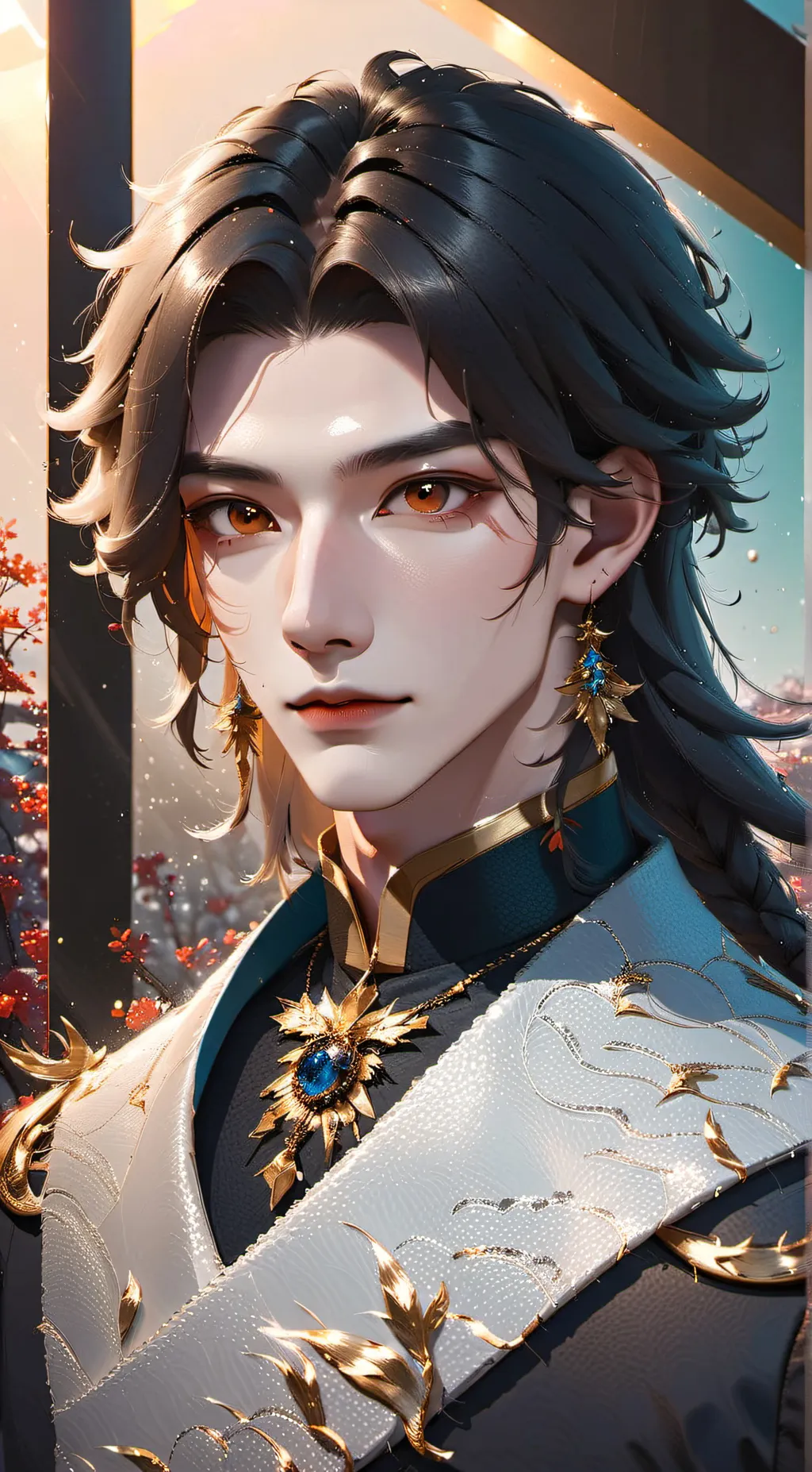 ai character: Sky background