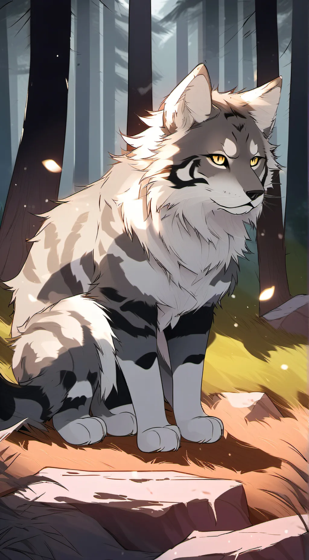 ai character: greystripe background