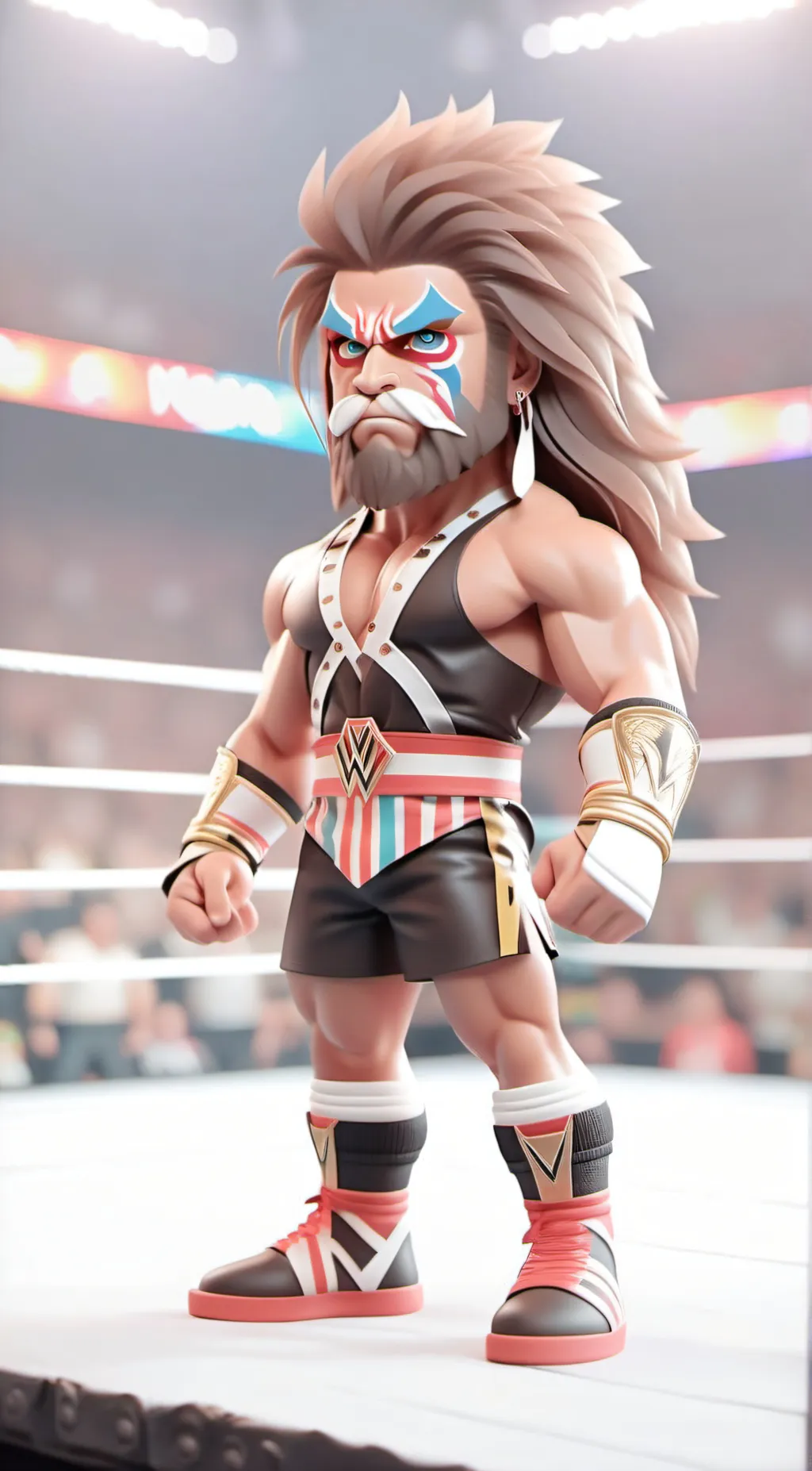 ai character: ultimate warrior  background