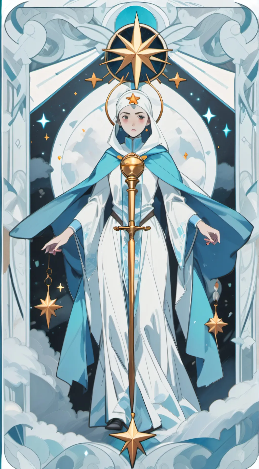 ai character: goddes background